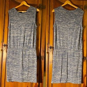 GAP M soft sleeveless blue dress
